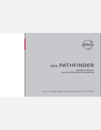 nissan pathfinder 2018 owners manual in english